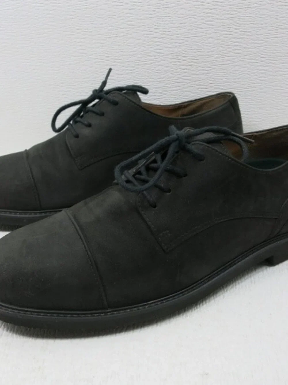 Rockport Nubuck Leather Cap Toe Casual Dress Oxford Shoes Zapatos Kutsu sz 11 M
